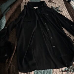 Black Button-Up Shirt